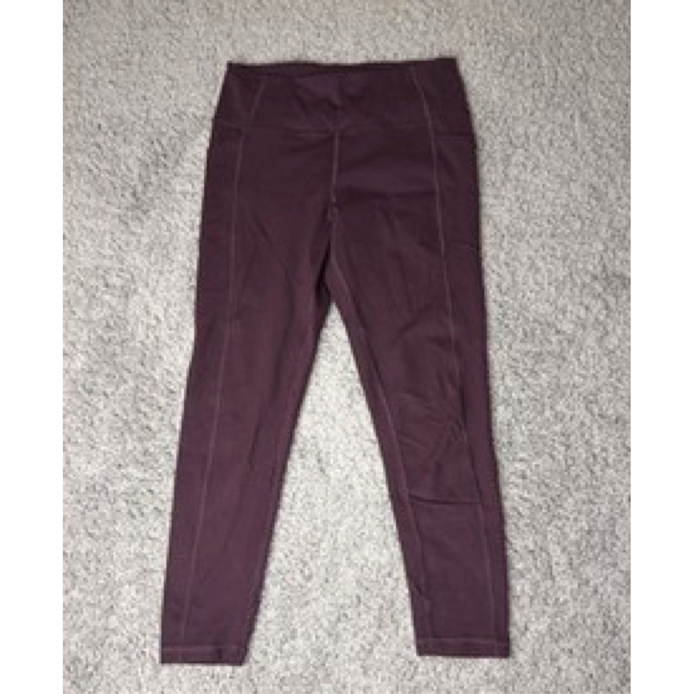 Victoria's Secret Essential Pocket Leggings Size M /10 Plum Purple Yoga